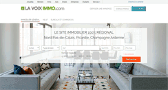 Desktop Screenshot of lavoiximmo.com