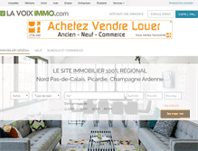 Tablet Screenshot of lavoiximmo.com